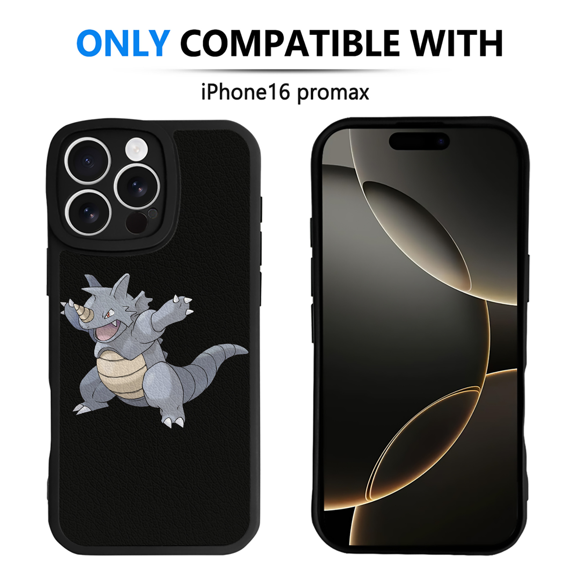 （画像用） ポケットモンスター Pokémon 【iPhone 16シリーズ対応】シリコンスマホケース（レザー調） 材質：シリコン